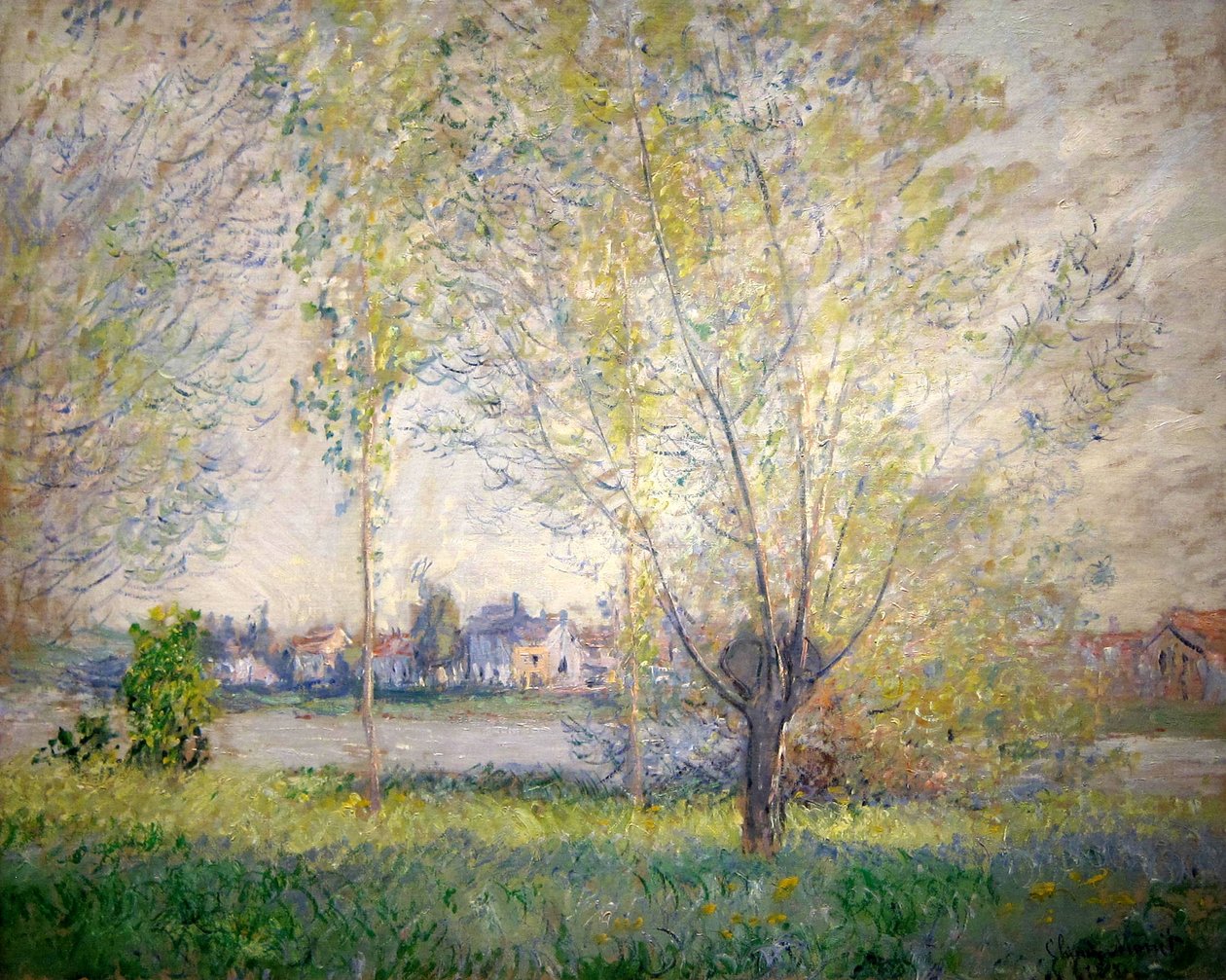 Vétheuil-i fűzfák alkotó: Claude Monet