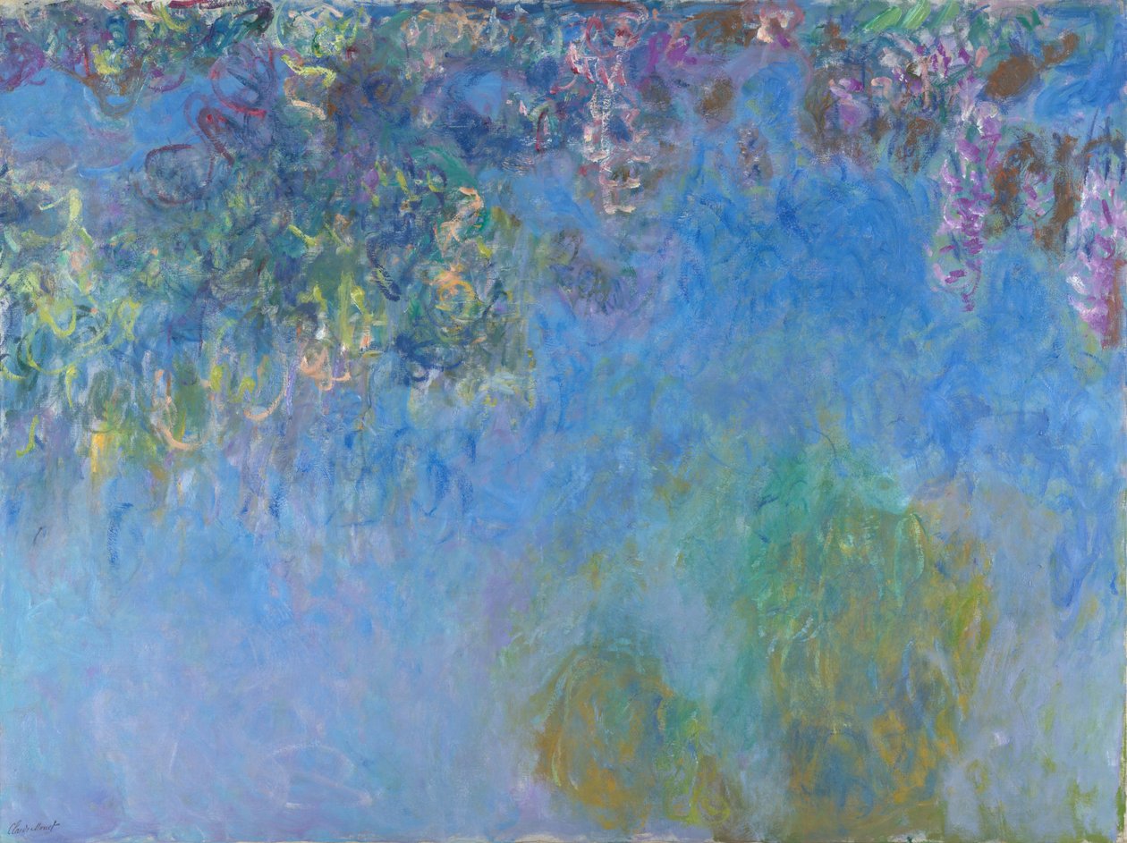 Wisteria, 1920-25 alkotó: Claude Monet