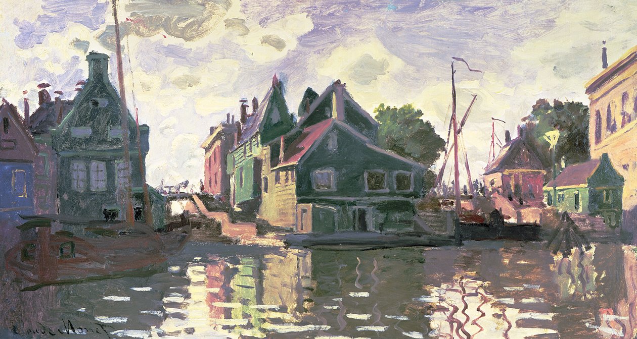 Zaandam alkotó: Claude Monet