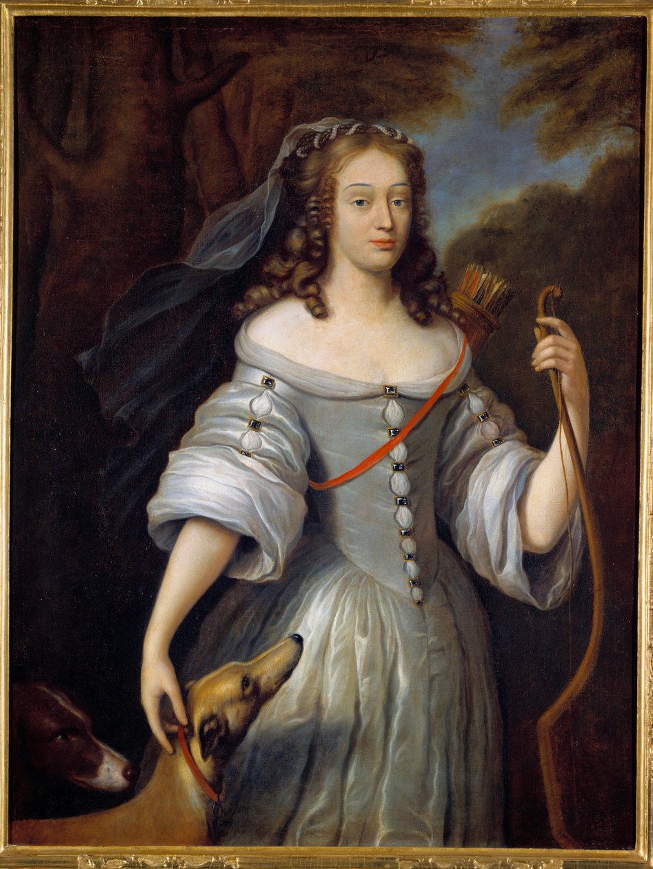 Louise Francoise de la Baume le Blanc portréja (Louise Francoise de la Valliere) Madame de la Valliere alkotó: Claude (after) Lefebvre