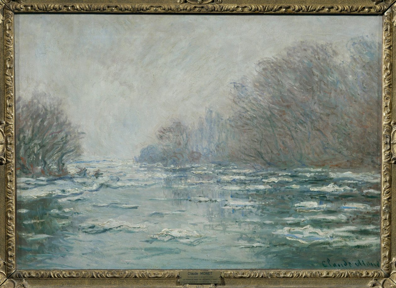 A Vetheuil melletti katasztrófa ... alkotó: Claude (follower of) Monet
