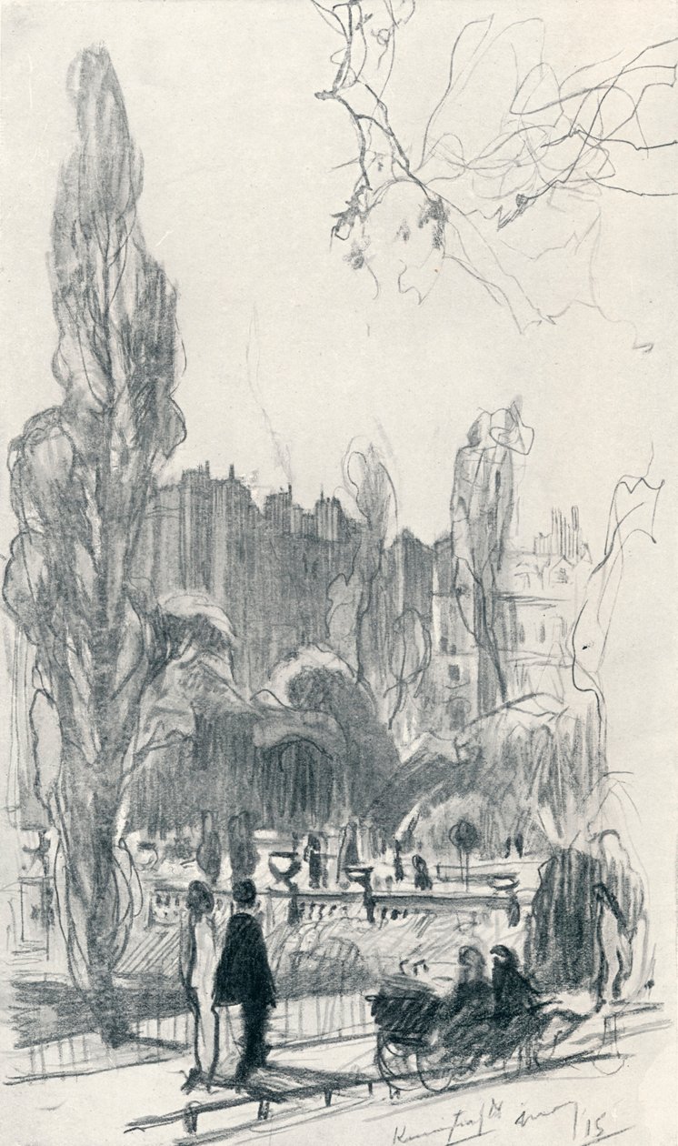 A Kensington Gardensben – Első szakasz, 1920 alkotó: Claude Allin Shepperson