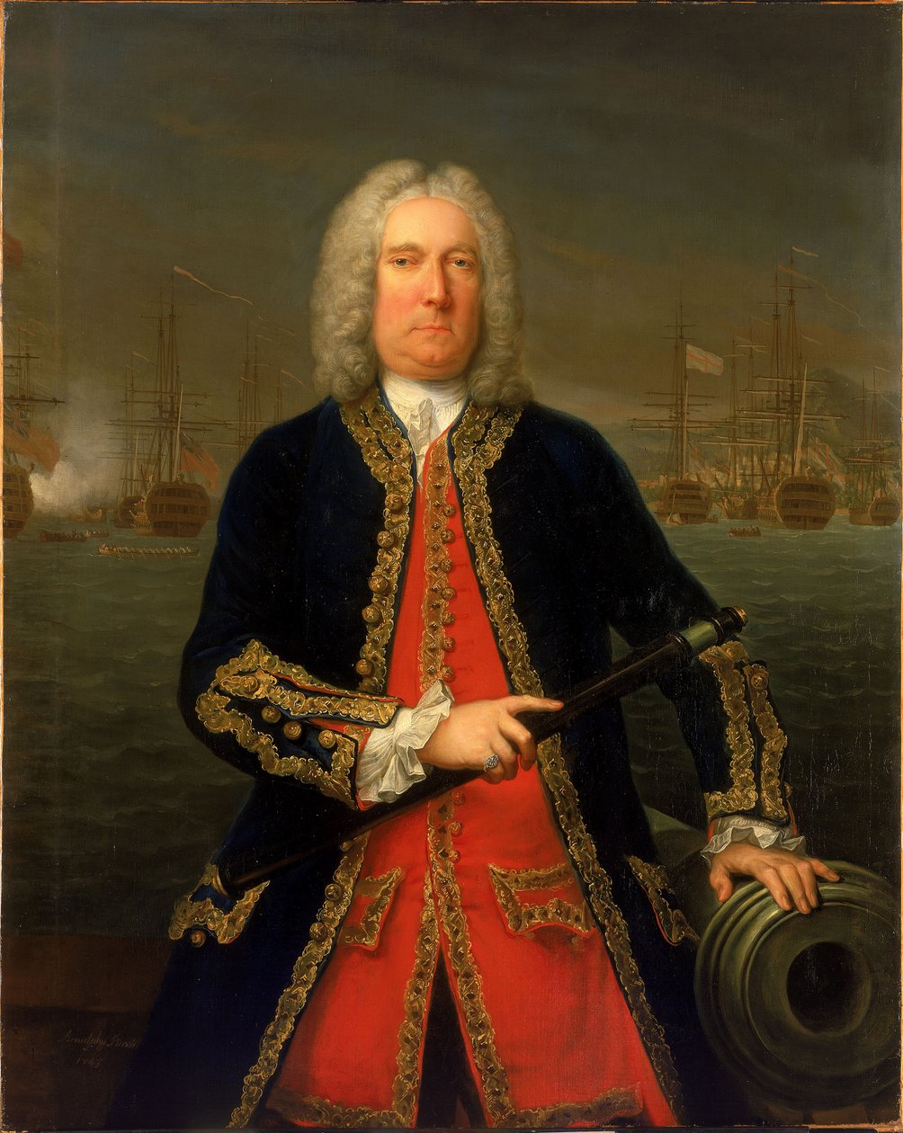 Thomas Mathews admirális (1676-1751) alkotó: Claude Arnulphy