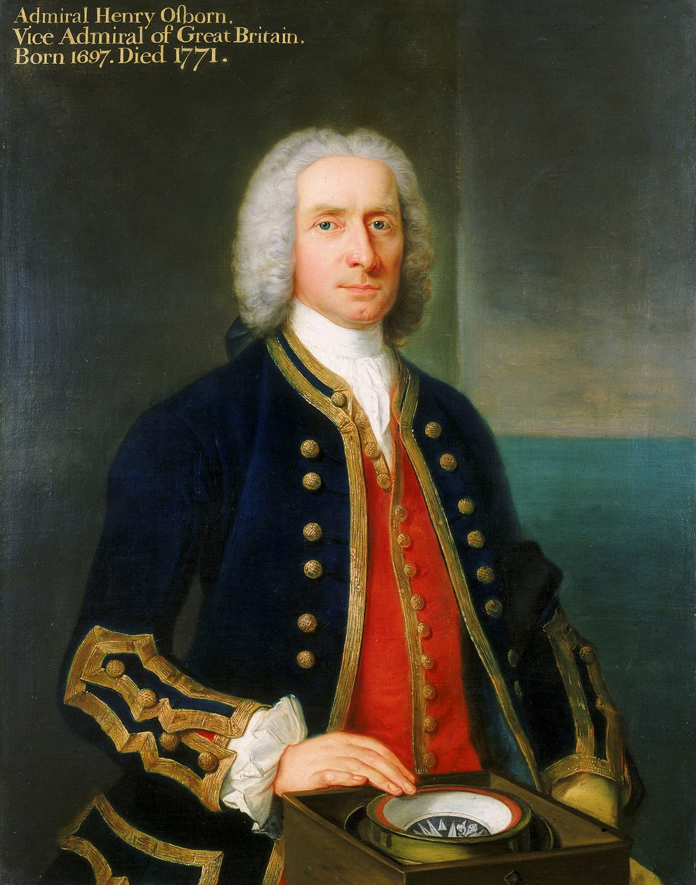Henry Osborn kapitány (1697-1771) alkotó: Claude Arnulphy