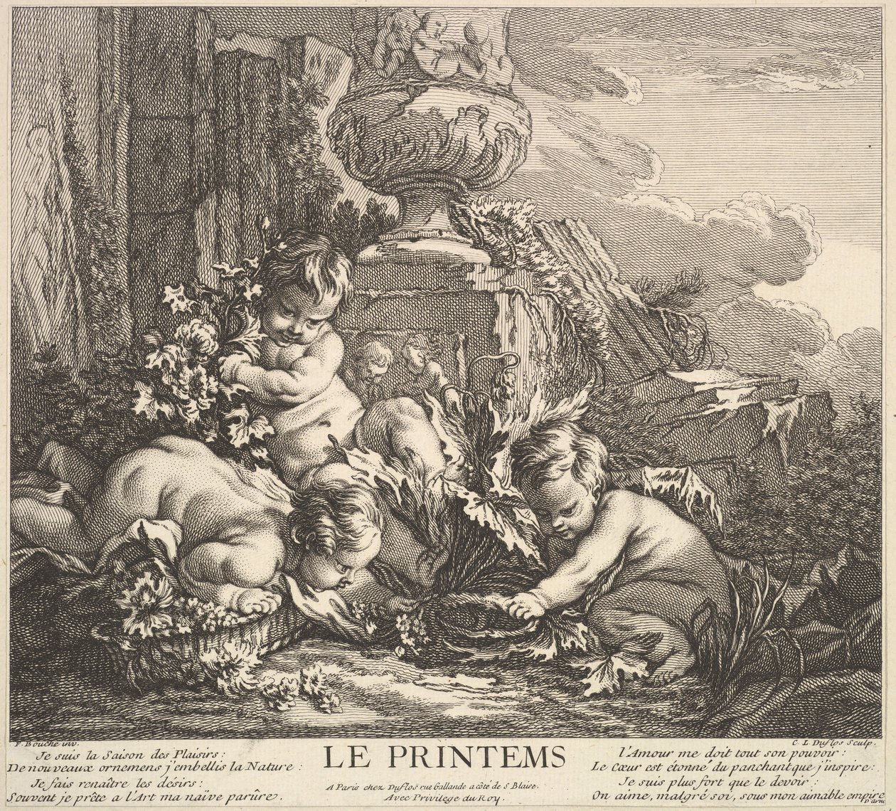 Tavasz, 1735-86. alkotó: Claude Augustin Duflos