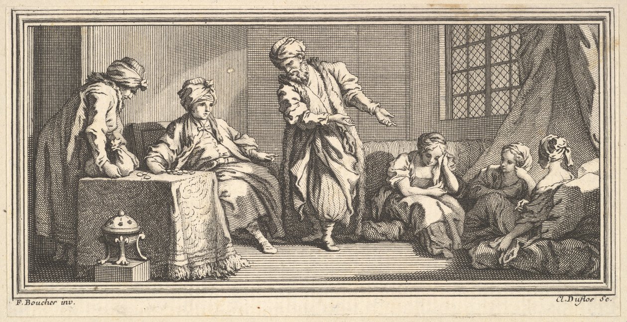 A rabszolgakereskedő, 1746-47. alkotó: Claude Augustin Duflos