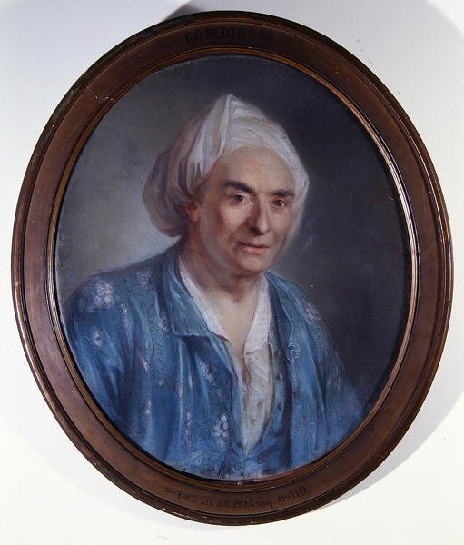 Denis Diderot (1713-84) portréja 1763 körül (olaj, vászon) alkotó: Claude Bornet