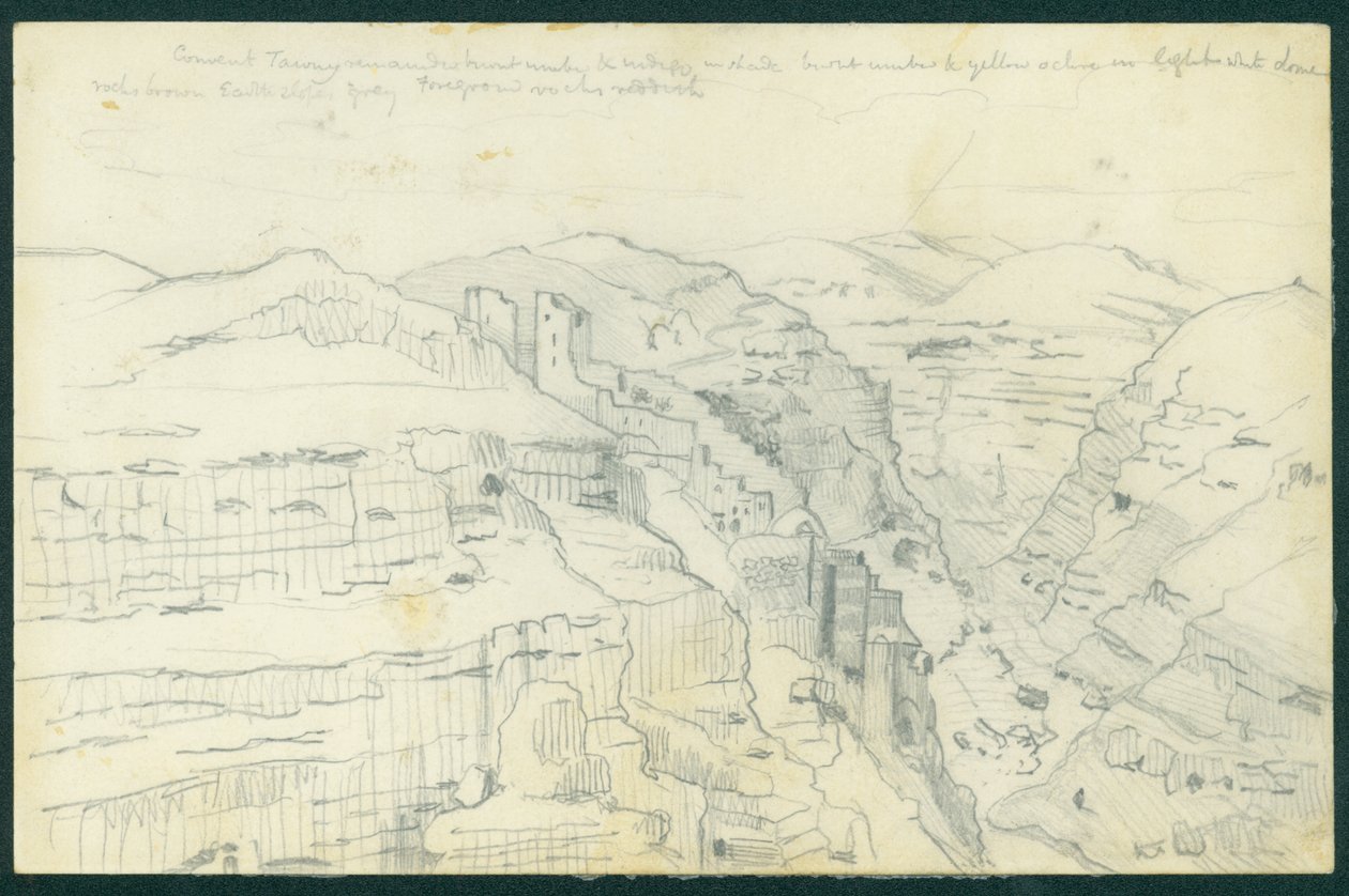 Mar Saba, 1873 alkotó: Claude Conder