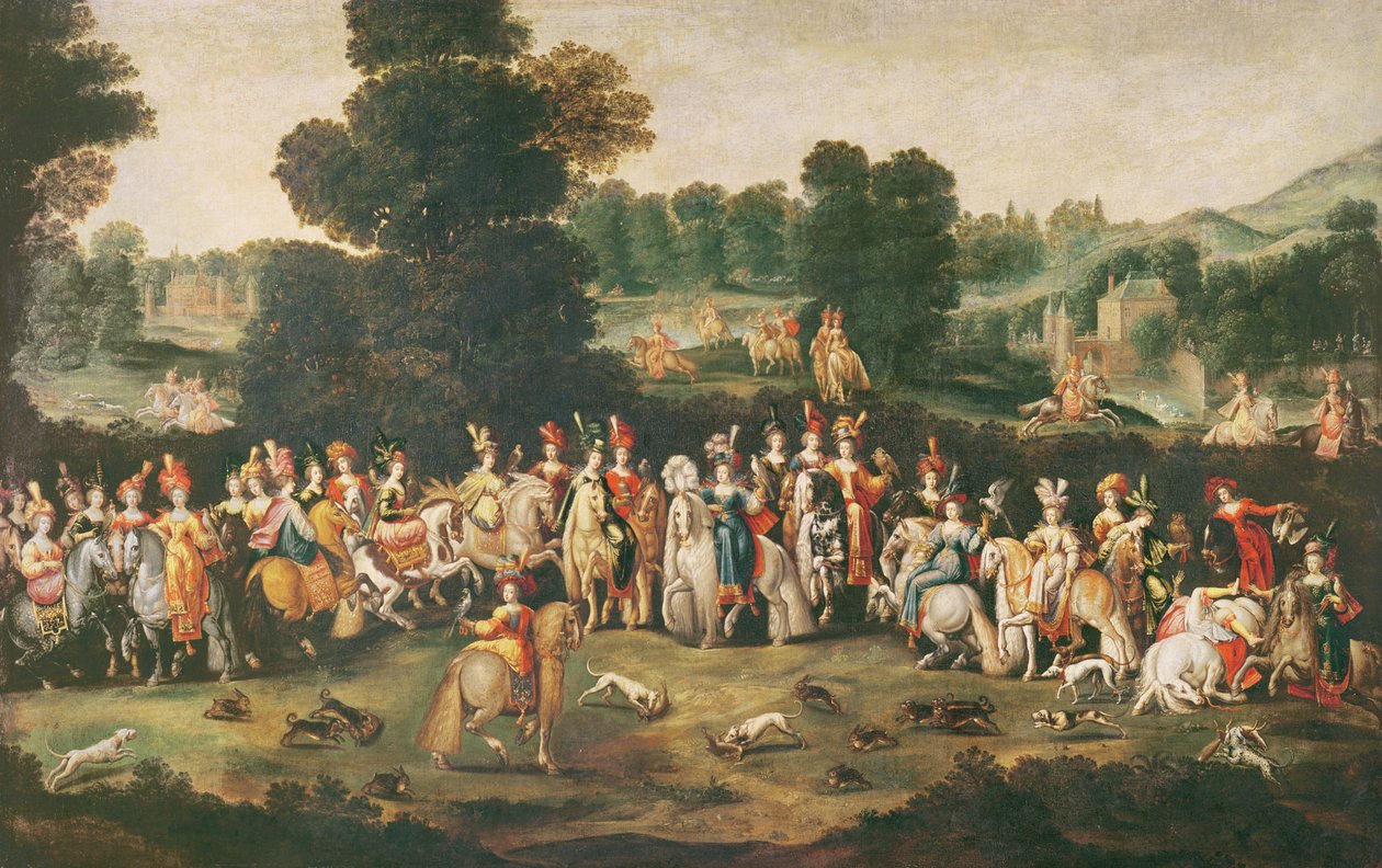 Lorraine Hunting hercegné alkotó: Claude Deruet
