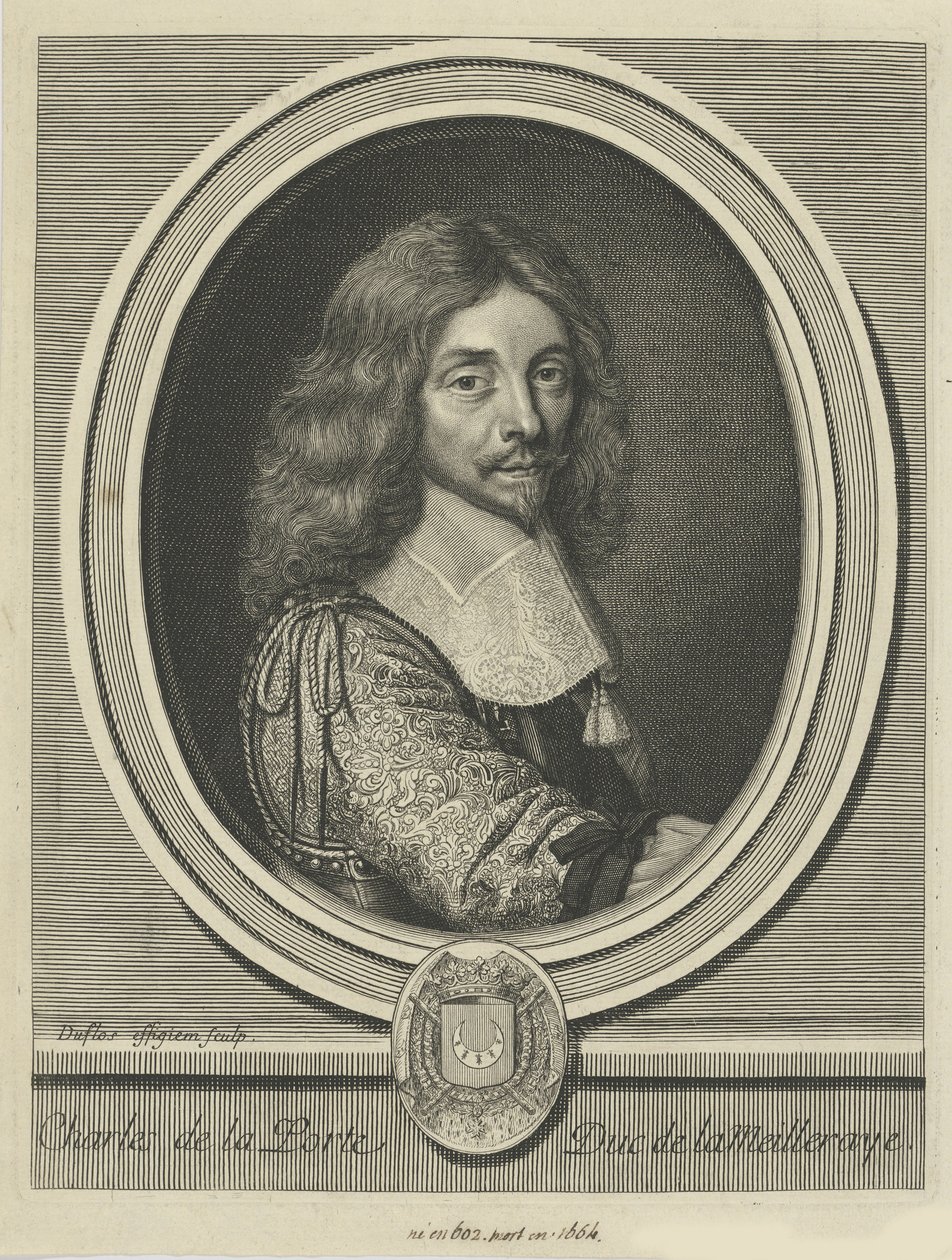 Charles de la Porte, La Meilleraye hercege 1602-1664, 1690 körül. alkotó: Claude Duflos