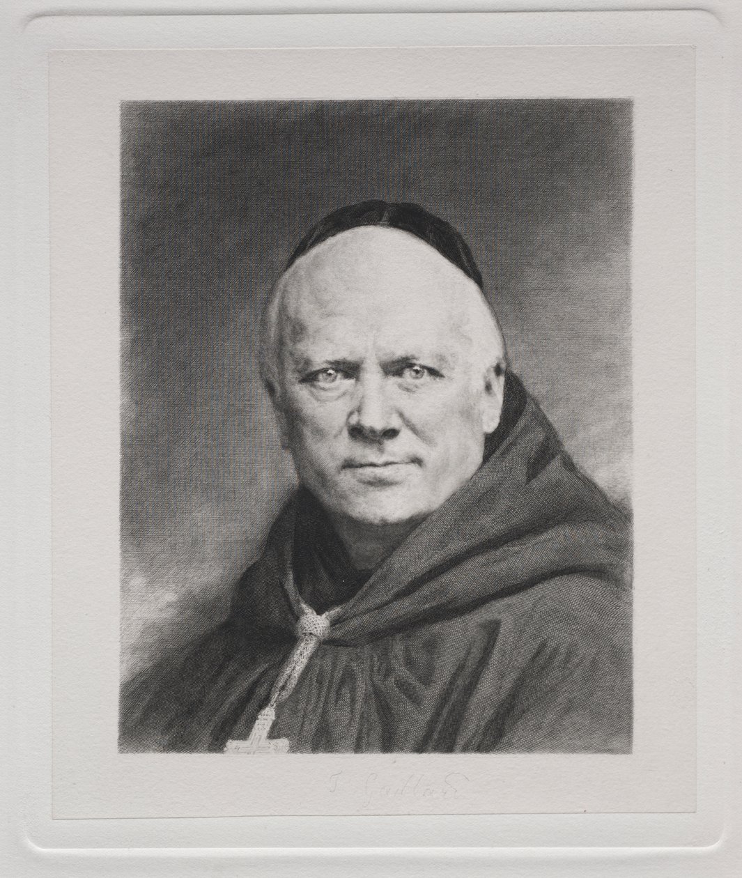 Dom Prosper Gueranger, Solesmes apátja alkotó: Claude Ferdinand Gaillard