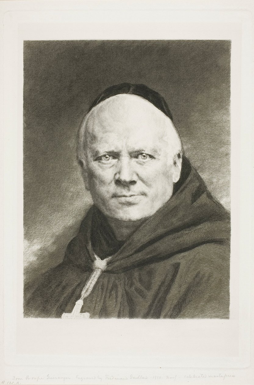 Dom Prosper Guéranger, Solesmes apátja alkotó: Claude Ferdinand Gaillard