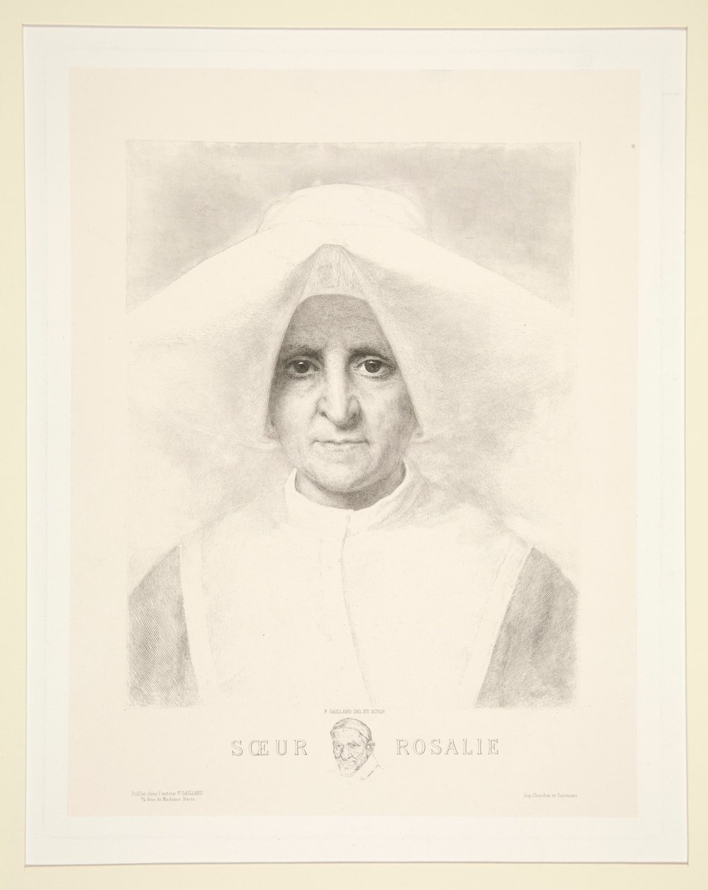 Rosalie nővér (Rosalie nővér) alkotó: Claude Ferdinand Gaillard