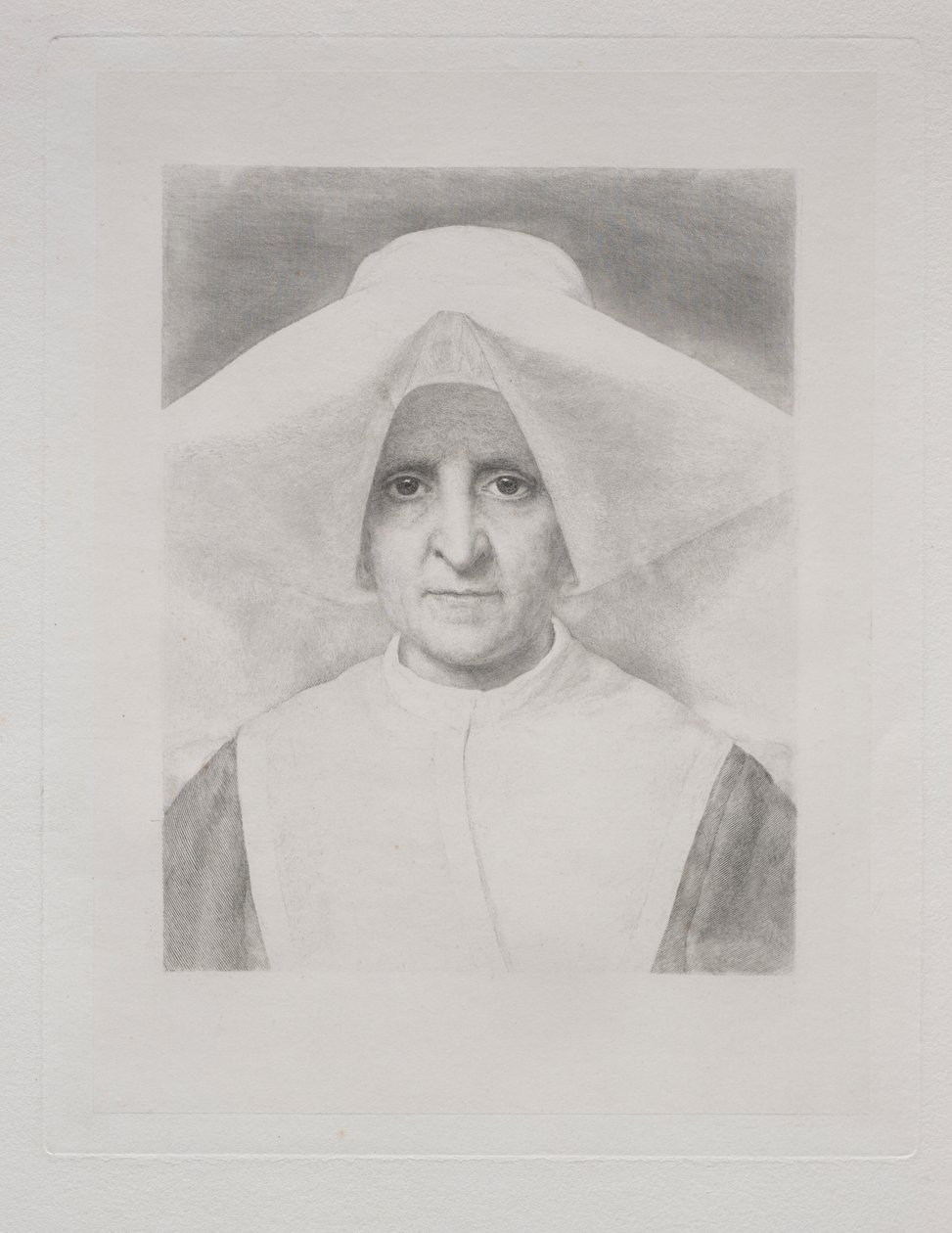 Rosalie nővér, elölnézet alkotó: Claude Ferdinand Gaillard