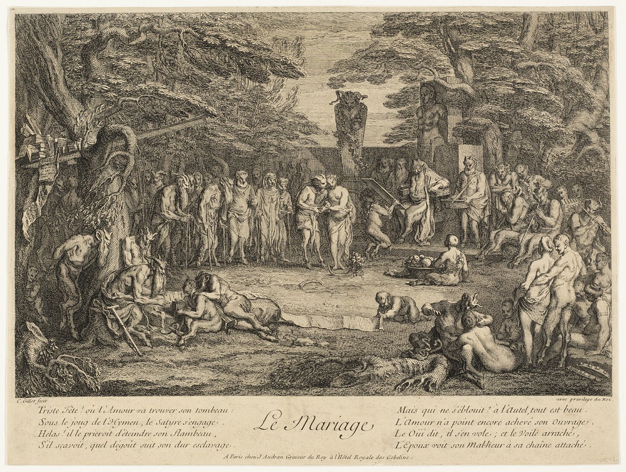 Házasság alkotó: Claude Gillot