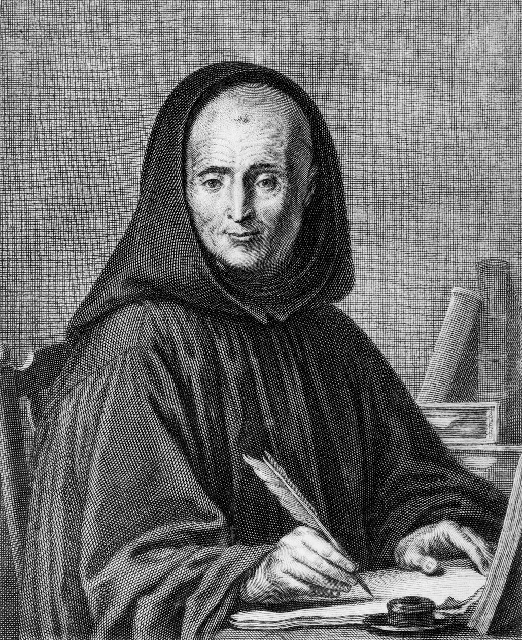 Jean Mabillon (1632-1707) portréja, amelyet Alexis Loir (1640-1713) vésett alkotó: Claude Guy Halle