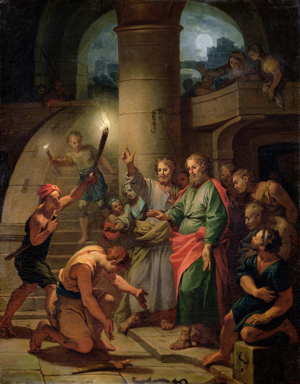 Szent Pál és Szent Barnabás szabadulása alkotó: Claude Guy Halle