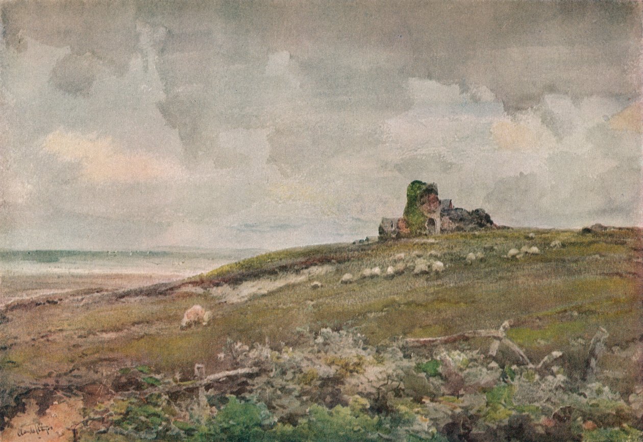 Egy régi rom Suffolkban, 1915 alkotó: Claude Hayes