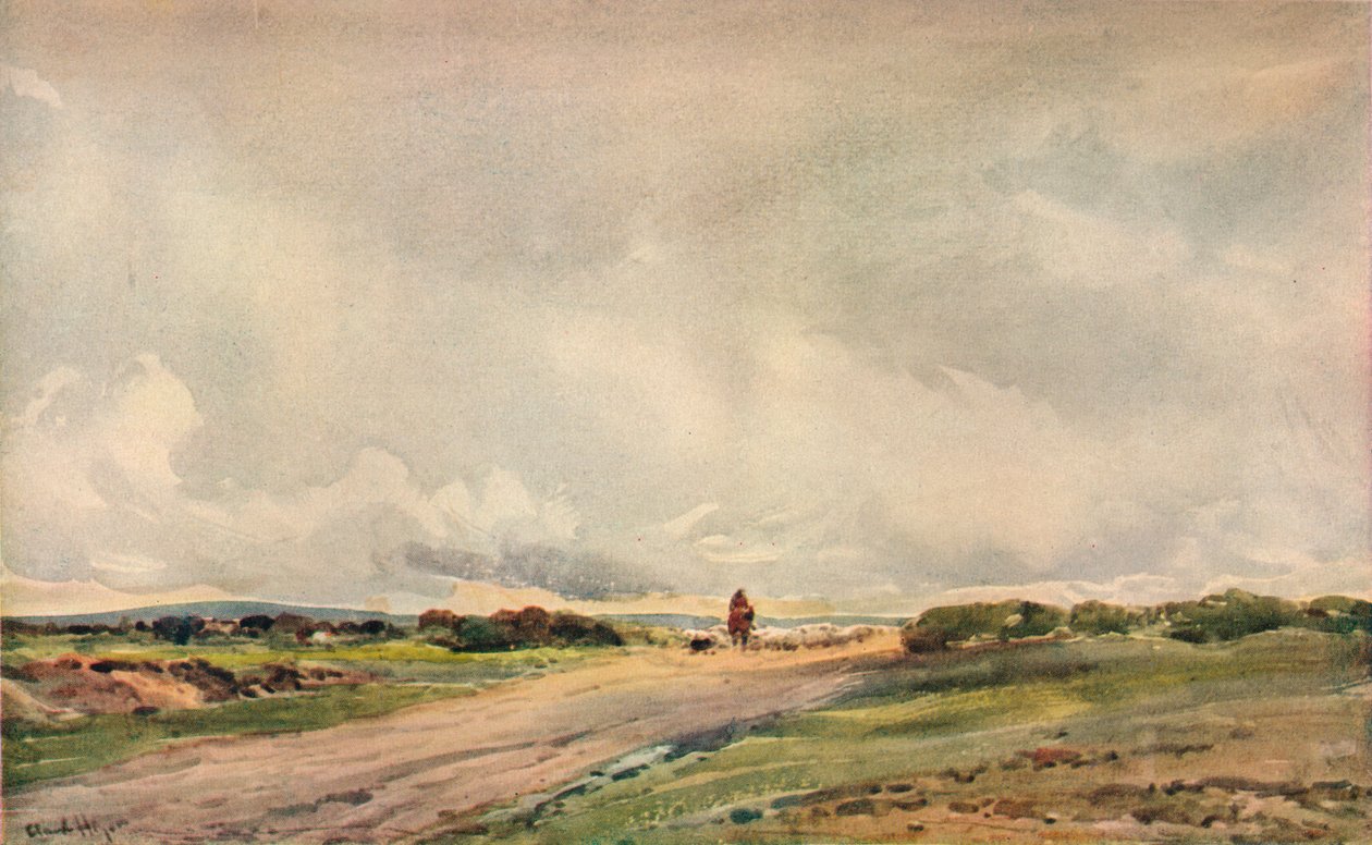 Az út Portsmouthba, 1910 alkotó: Claude Hayes