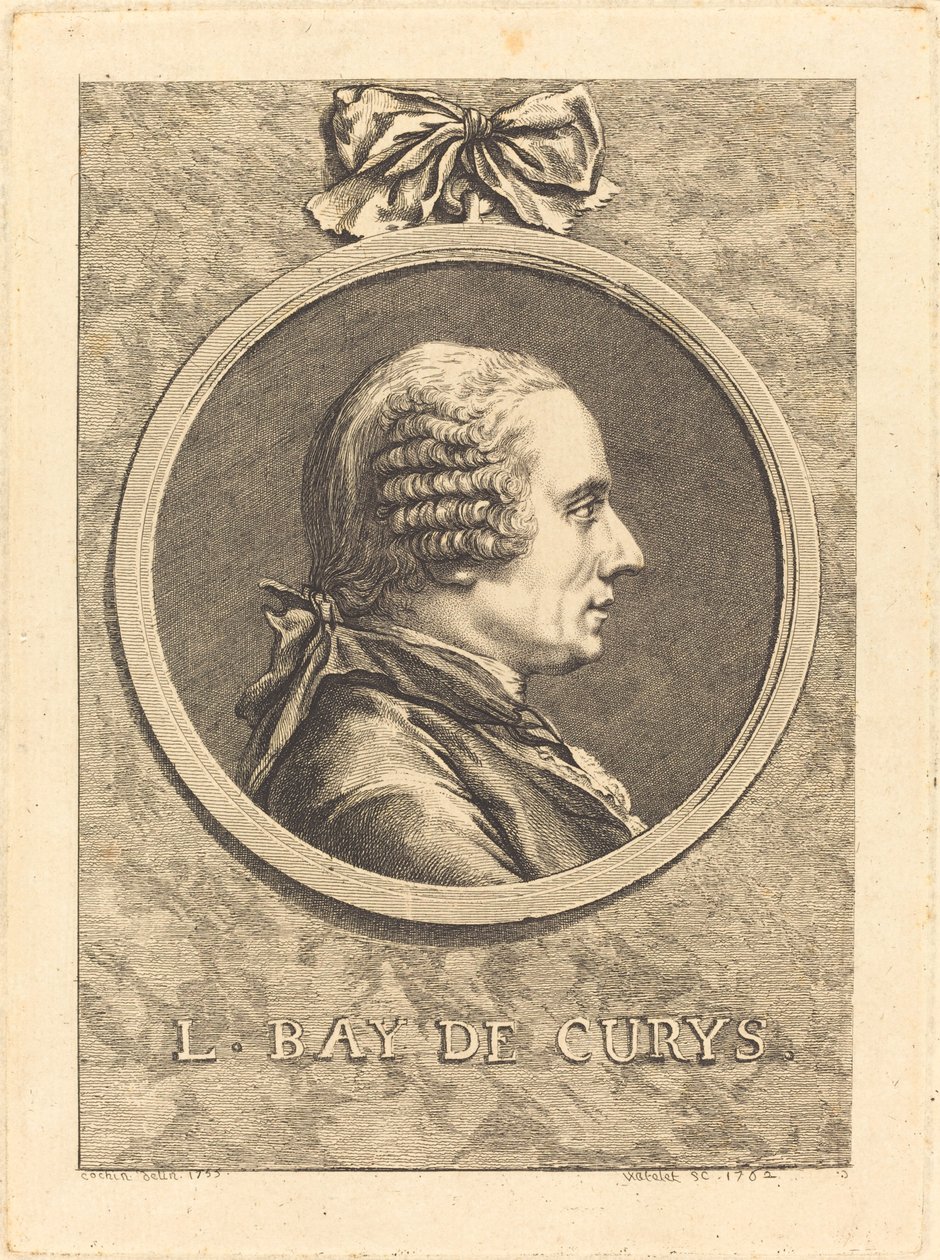 L. Bay de Curys alkotó: Claude Henri Watelet after Charles Nicolas Cochin II
