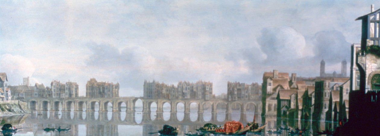 „London Bridge”, 1630 alkotó: Claude Jongh