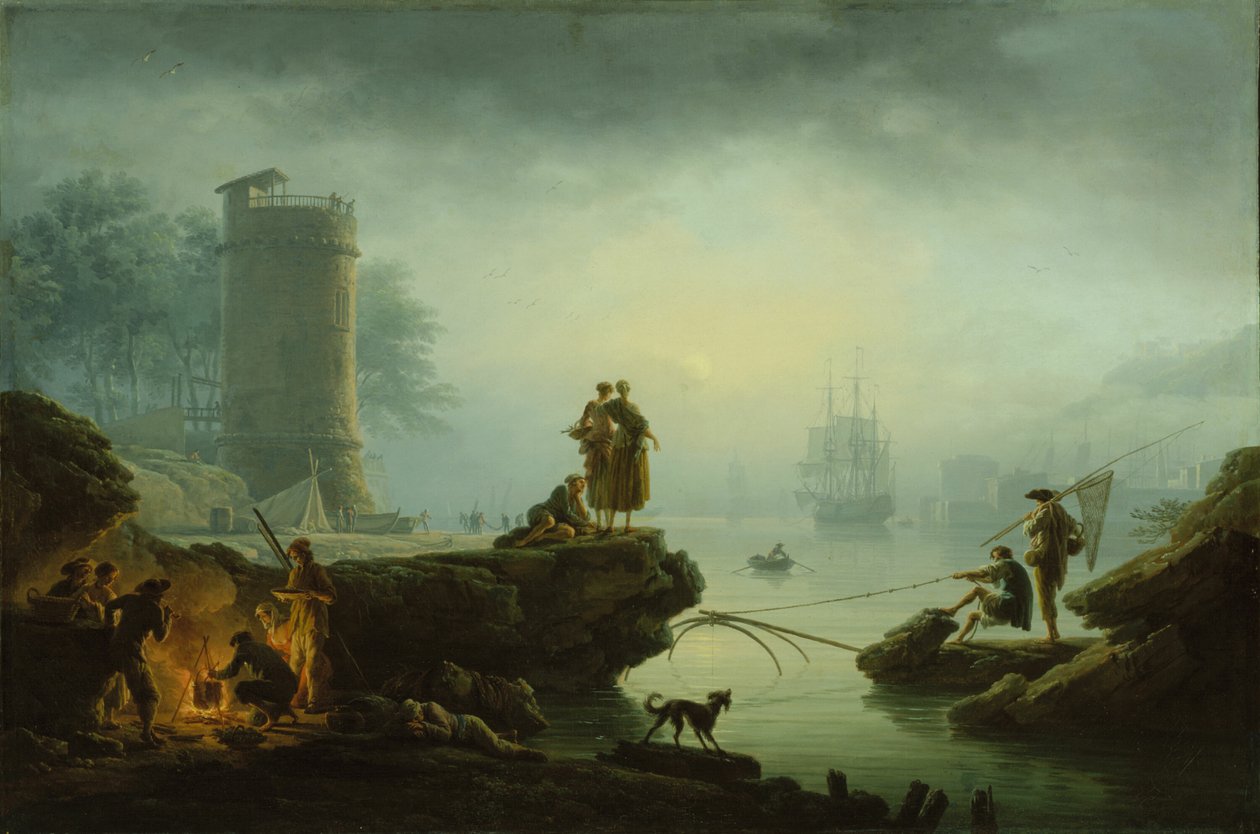 Reggel alkotó: Claude Joseph Vernet