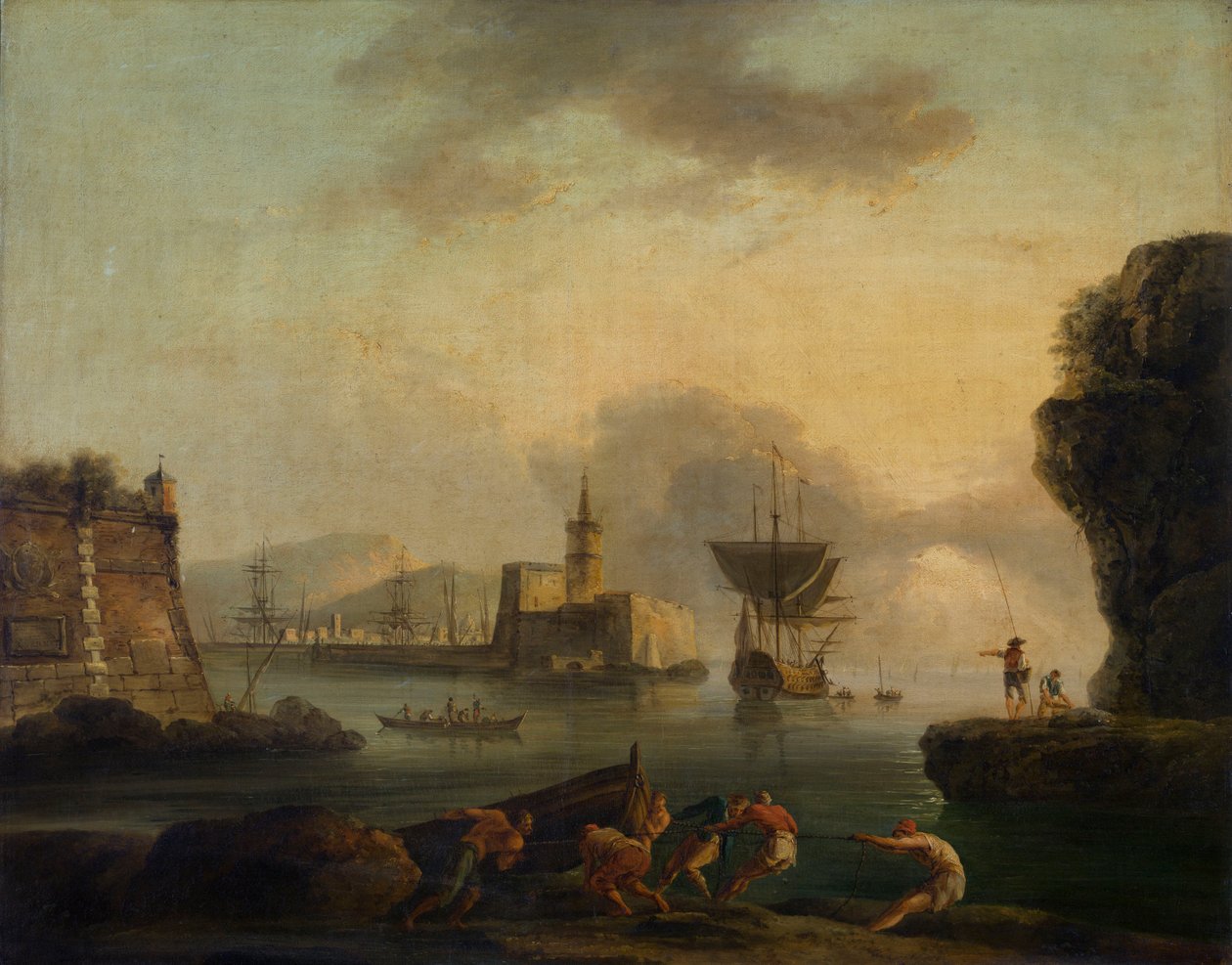 Nápoly alkotó: Claude Joseph Vernet