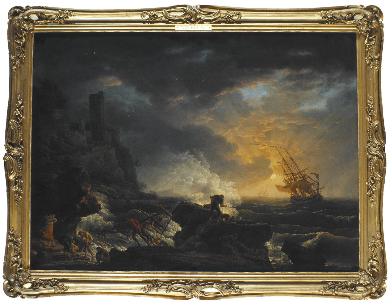 Hajótörés alkotó: Claude Joseph Vernet