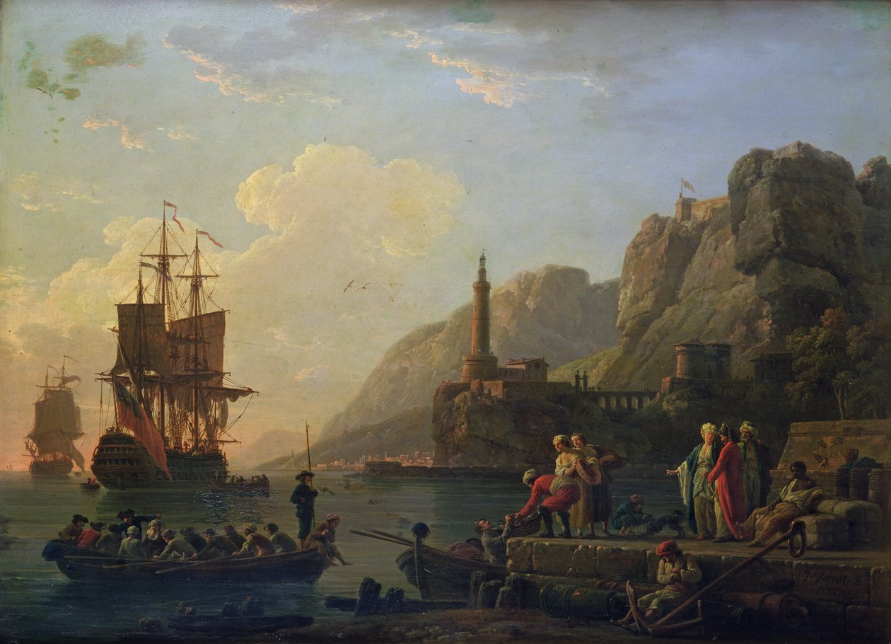 A kikötő alkotó: Claude Joseph Vernet