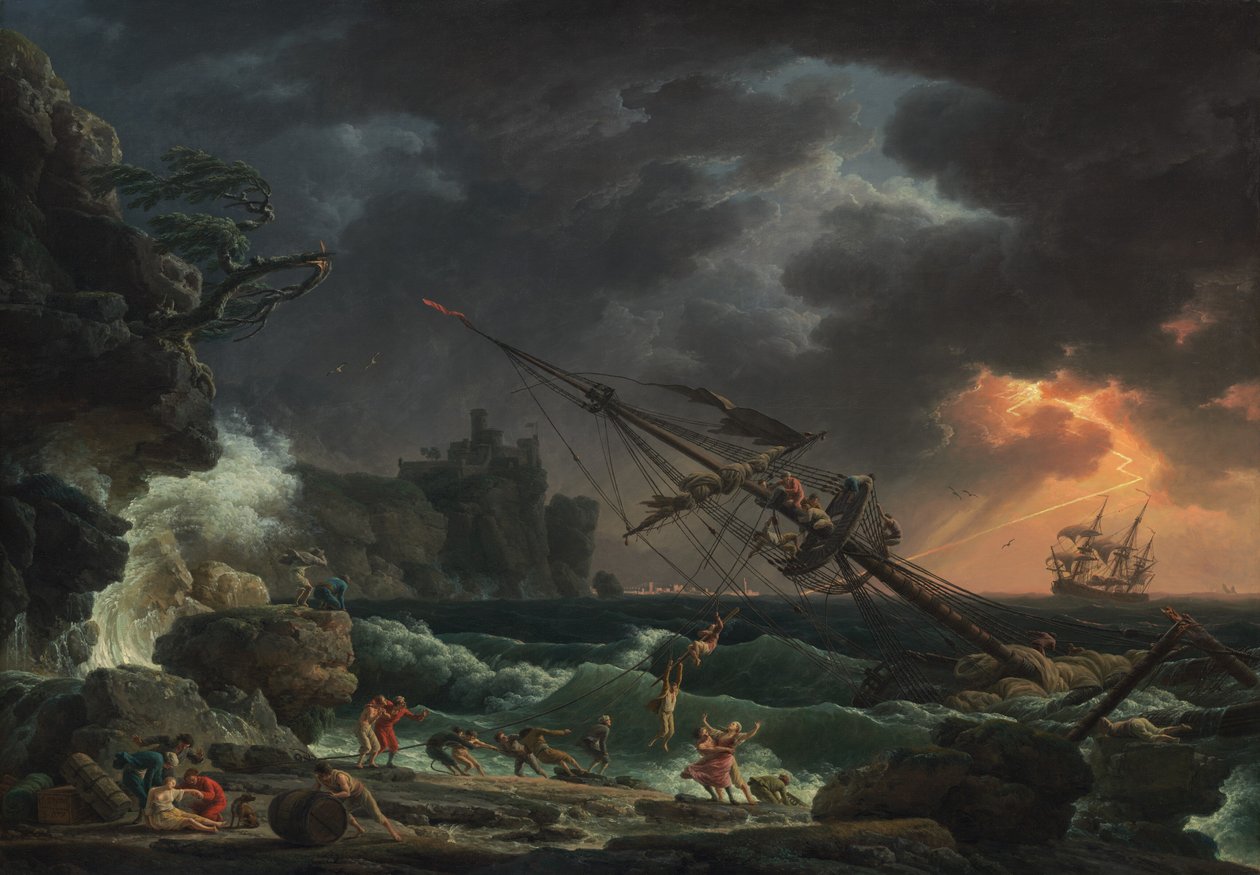 A Hajótörés alkotó: Claude Joseph Vernet