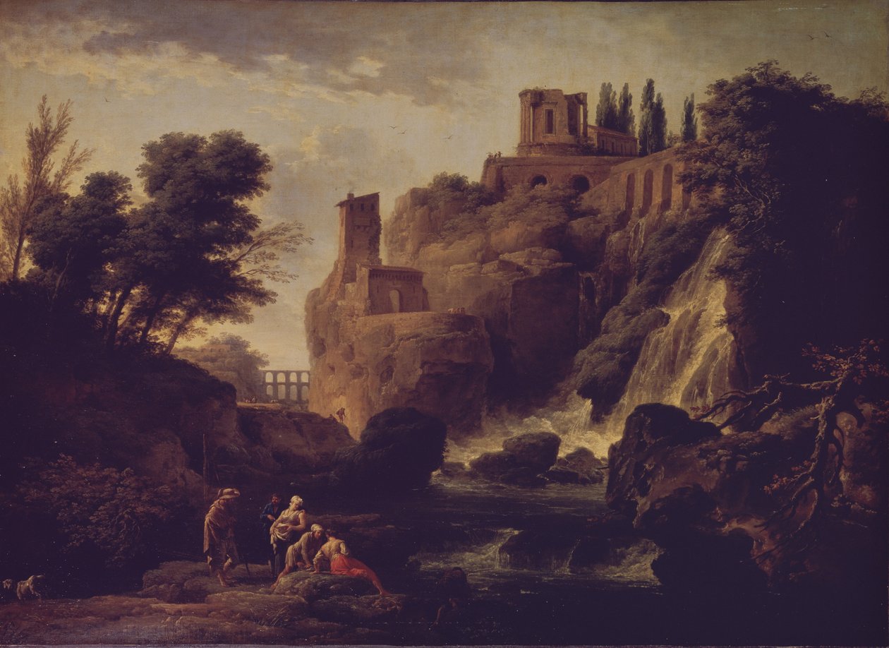 Vízesés Tivoliban, 1747 alkotó: Claude Joseph Vernet