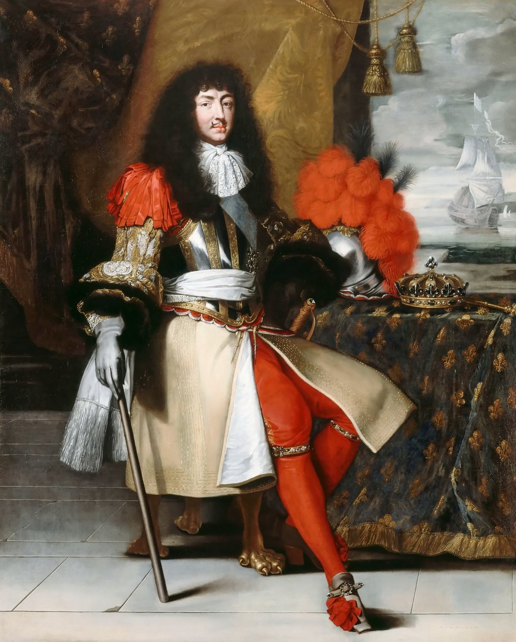 XIV. Lajos francia király 1638-1715 alkotó: Claude Lefebvre