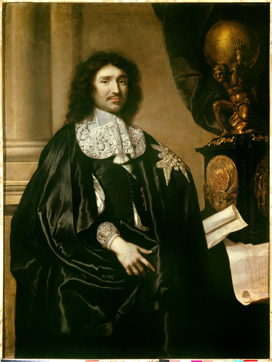 Jean Baptiste (Jean-Baptiste) Colbert (1619-1683) portréja, XIV. Lajos minisztere Claude Lefebvre (1632-1675) festménye. 1666 V. 1,3x0,96 m - Jean Baptiste (Jean-Baptiste) Colbert (1619-1683), XIV. Lajos miniszterének portréja. Claude Lef festménye alkotó: Claude Lefebvre
