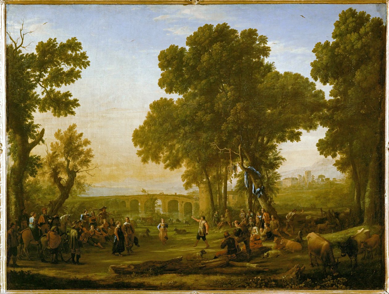 Falusi ünnepség ... alkotó: Claude Lorrain (1600 82)