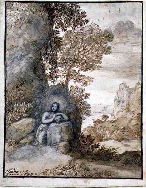 Táj a Magdolnával alkotó: Claude Lorrain