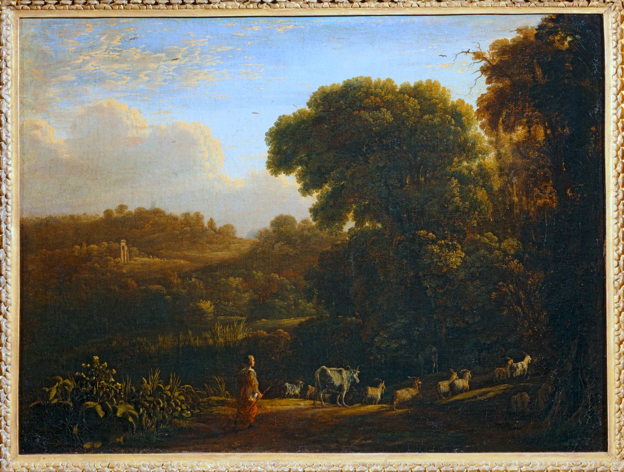 Paysage au soleil couchant - Tájkép lenyugvó nappal ... alkotó: Claude Lorrain (1600 82)
