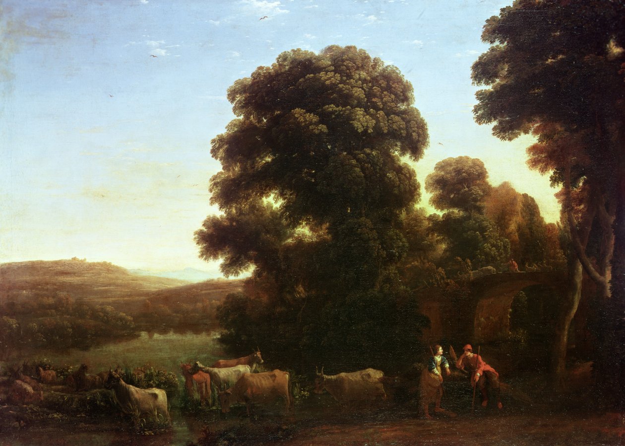 Pásztori táj alkotó: Claude Lorrain