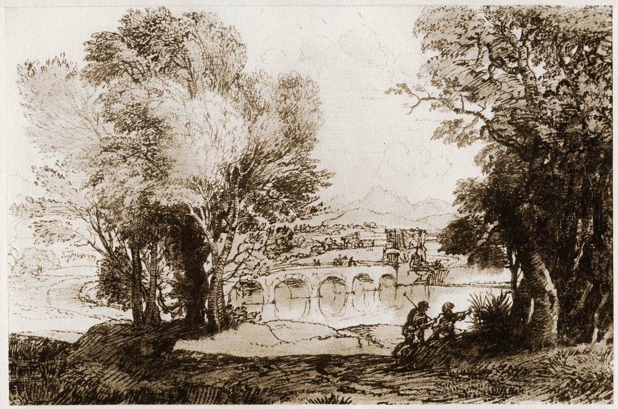 Egy olasz táj, 1913. alkotó: Claude Lorrain