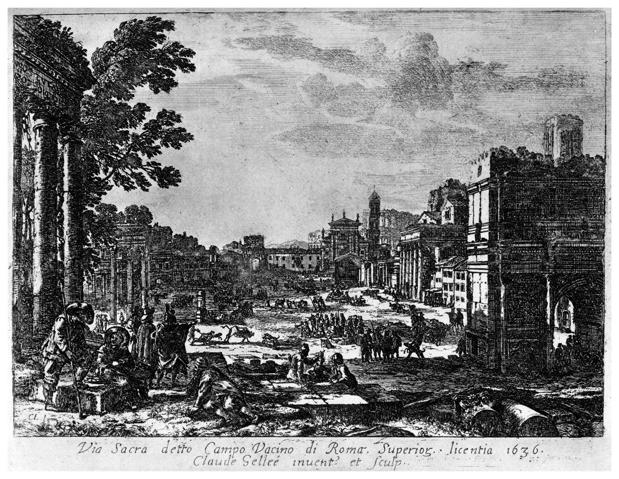 Vacino Field, c1620-1680 1924 alkotó: Claude Lorrain