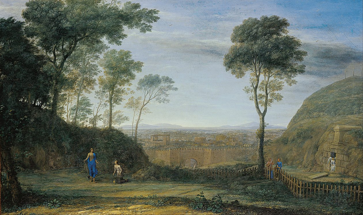 Krisztus megjelenése Szent Mária Magdolnának Noli me tangere alkotó: Claude Lorrain