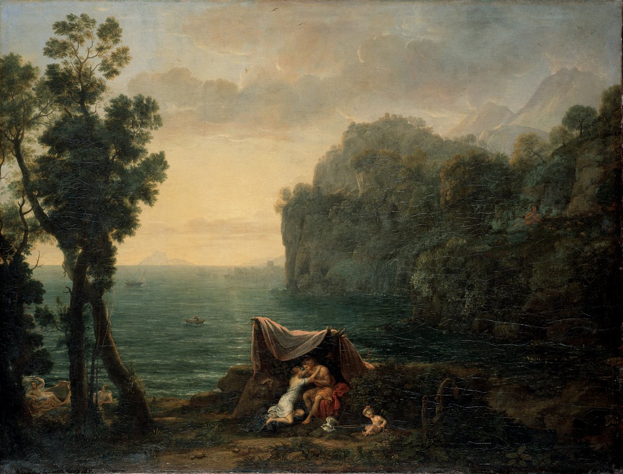 Tengeri tájkép Acis és Galatea társaságában alkotó: Claude Lorrain