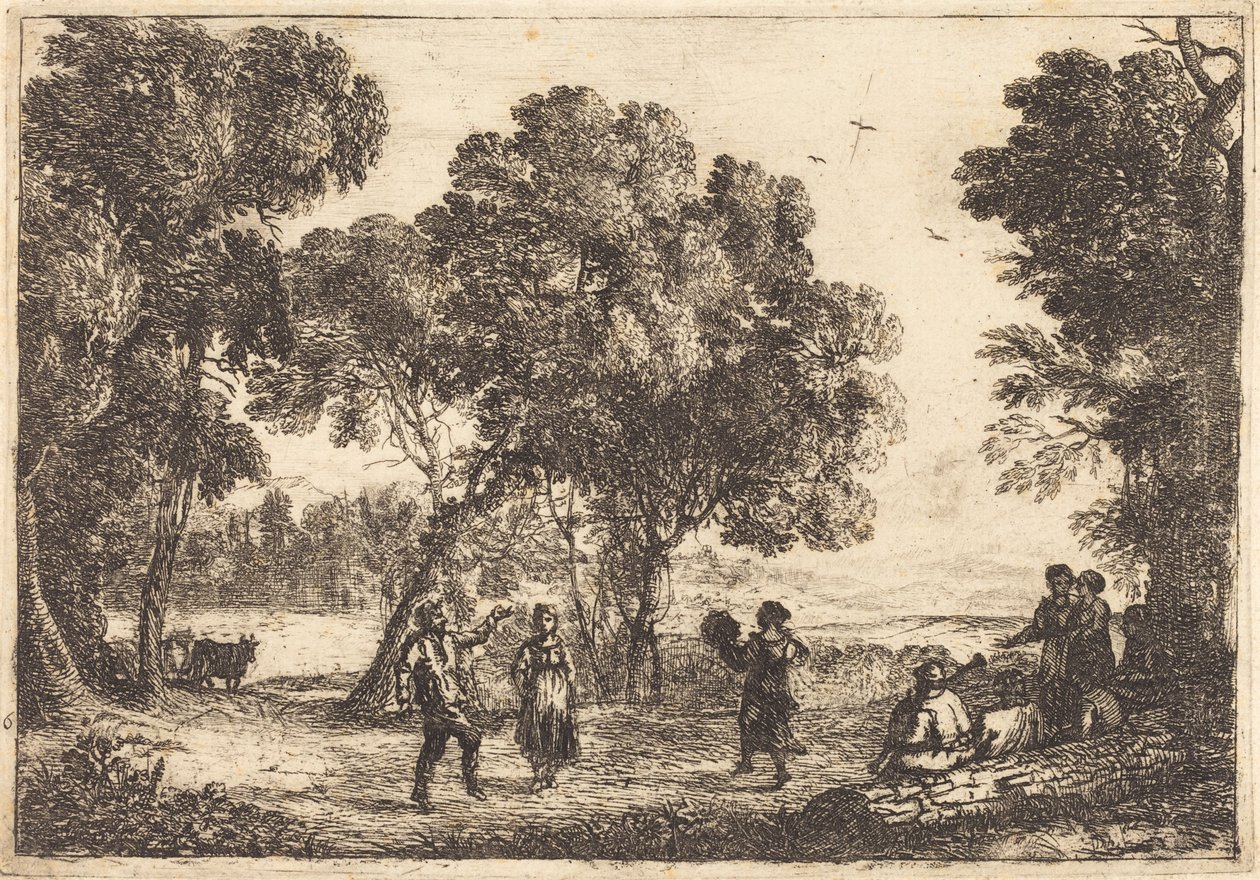 Tánc a fák alatt alkotó: Claude Lorrain