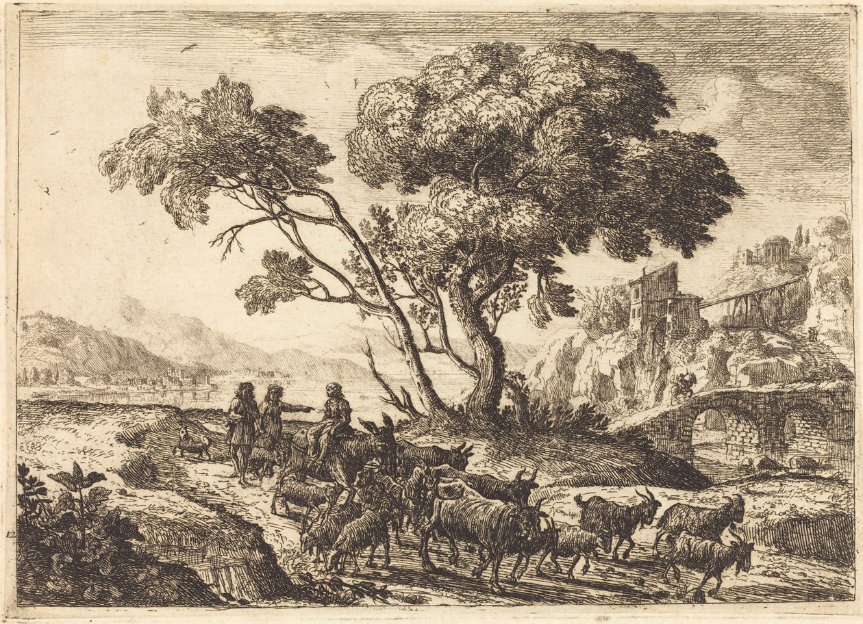 Indulás a mezőkre alkotó: Claude Lorrain