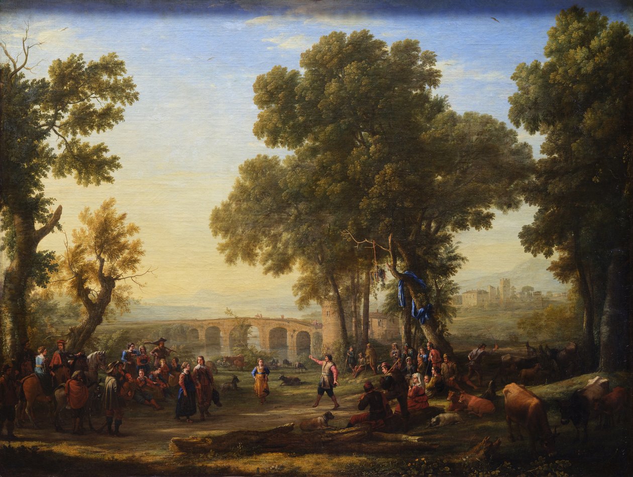 Francia: La Fête villageoise Village Fête alkotó: Claude Lorrain