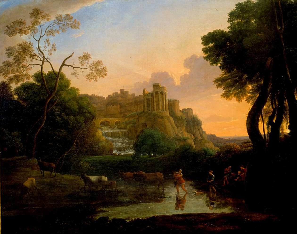 Tivoli ideális kilátása alkotó: Claude Lorrain