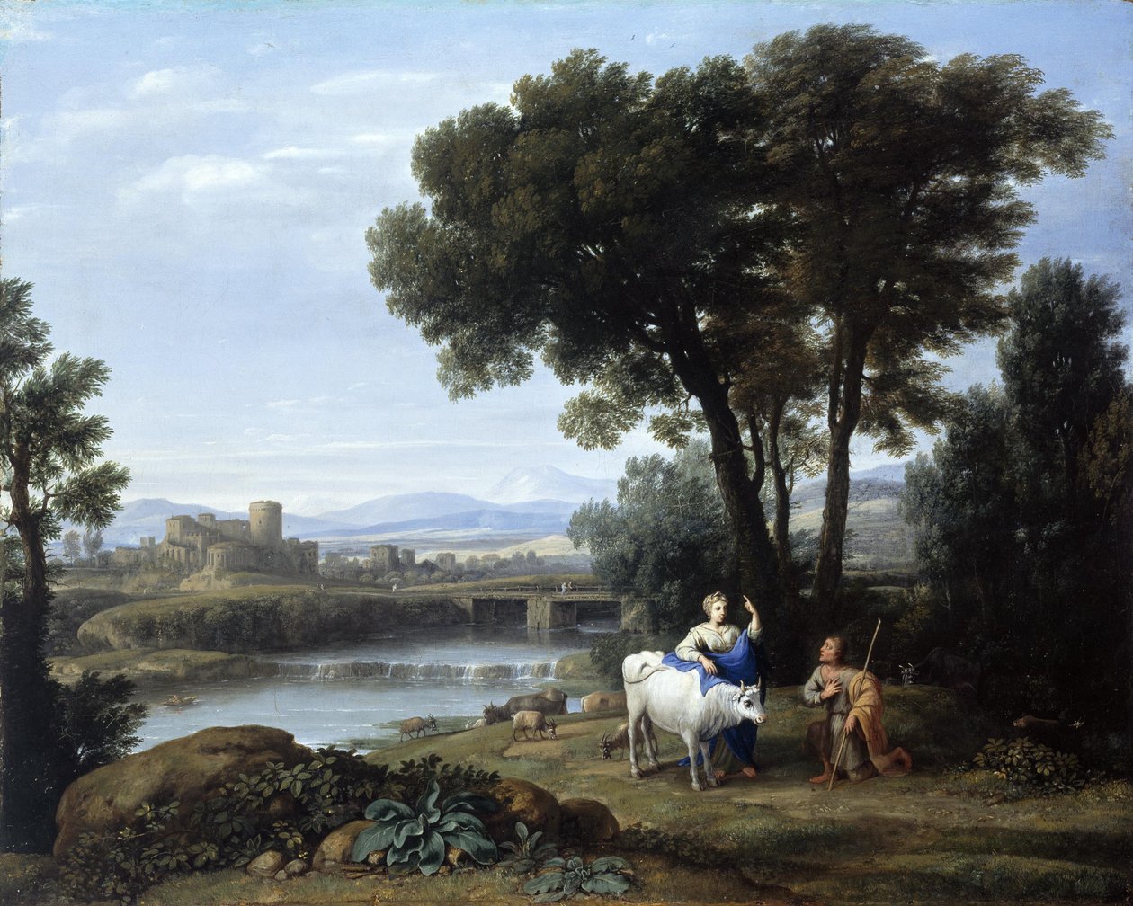 Juno Argus gondjaira bízza Io-t alkotó: Claude Lorrain