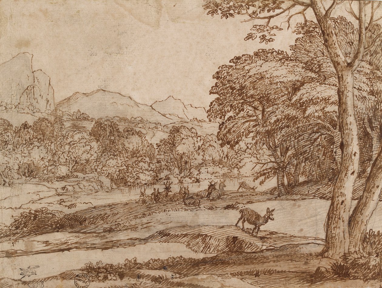 Táj egy szarvascsordával, 1666 alkotó: Claude Lorrain