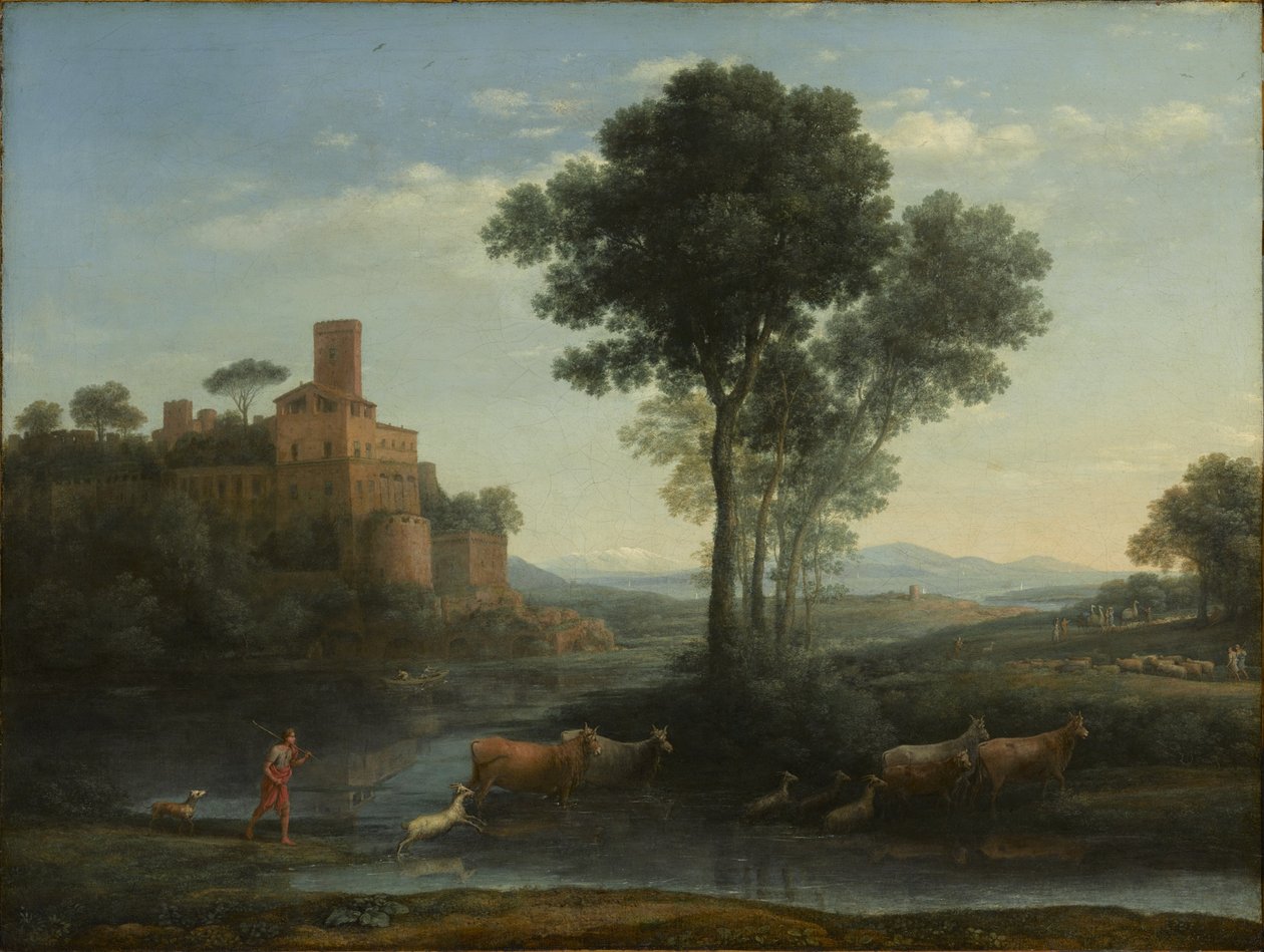 Tájkép Jákób utazásával alkotó: Claude Lorrain