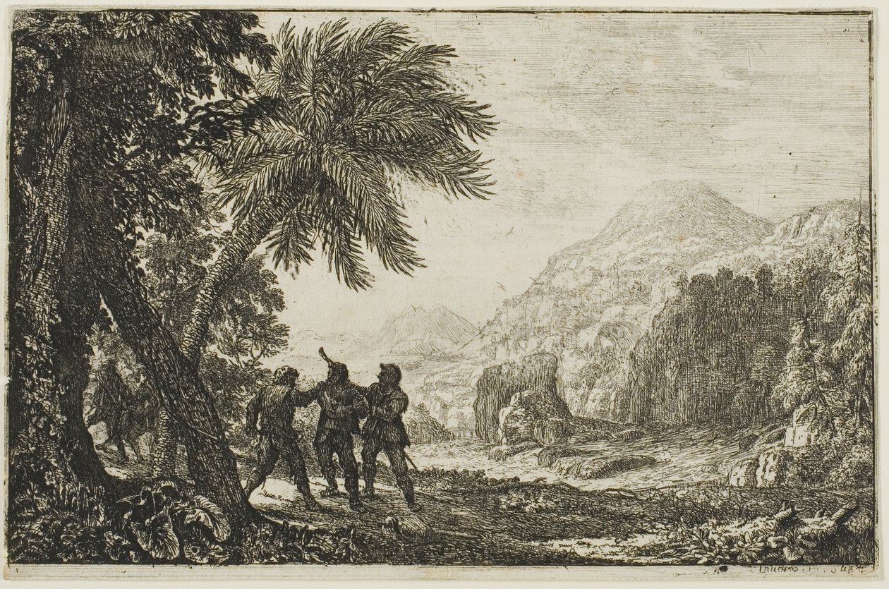 Brigantok jelenete alkotó: Claude Lorrain