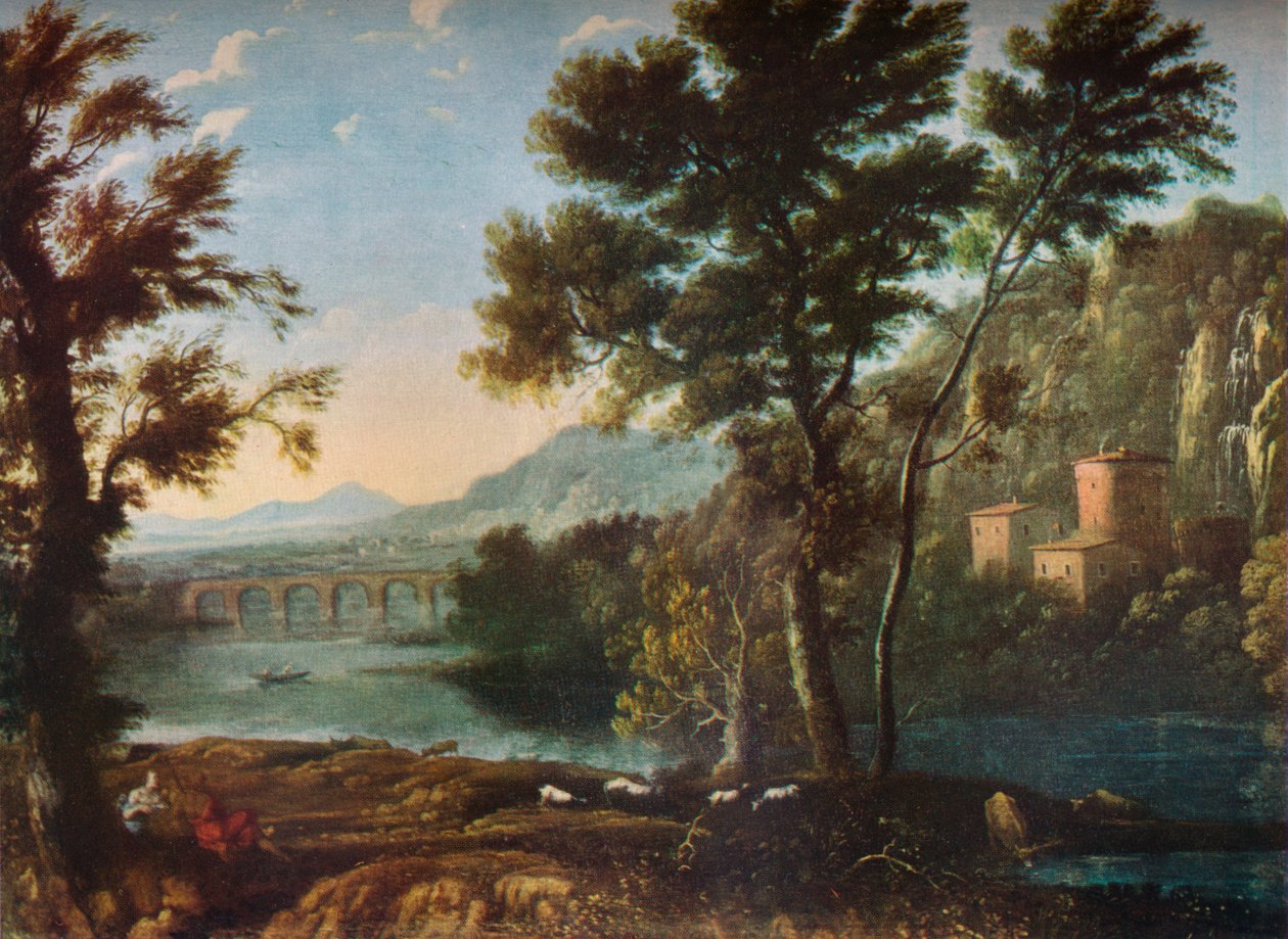 A művészek kedvenc malma, c1648 1931 alkotó: Claude Lorrain